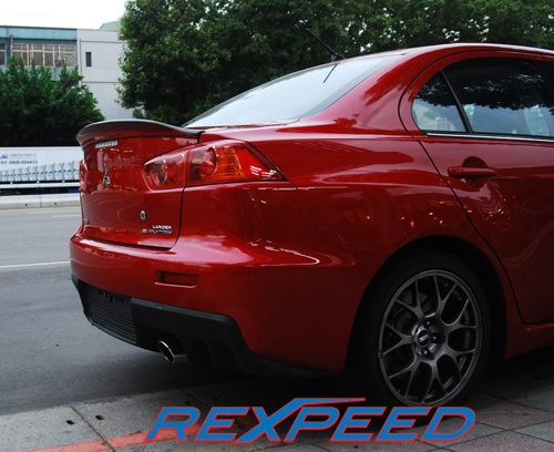 Rexpeed Duckbill Trunk Spoiler - EVO X / Ralliart