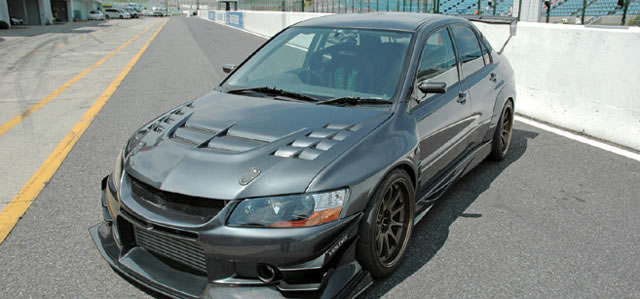 Voltex FRP GT Hood - EVO 8/9