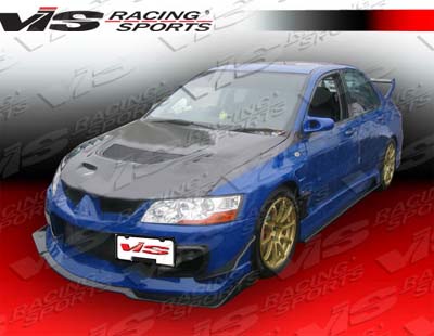 VIS Racing Z Speed Carbon Fiber Front Lip - EVO 8