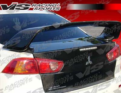 VIS Racing Factory Style Carbon Fiber Spoiler - EVO X