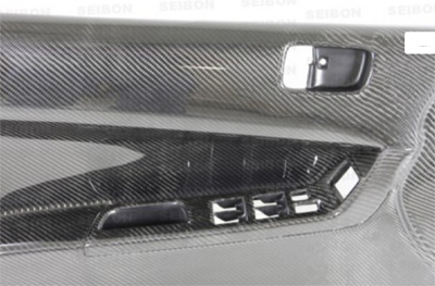 Seibon Carbon Fiber Front Door Panels - EVO X