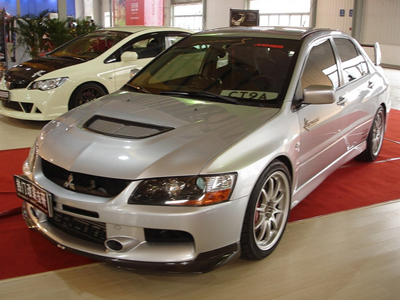 Bay Speed Aero Bs Style Carbon Fiber Front Lip - EVO 9