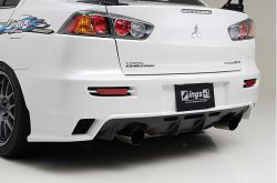 Ings N-Spec Hybrid Rear Bumper - EVO X