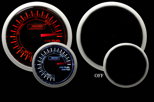 ProSport 52mm Analog Air/Fuel Ratio Gauge Amber/White