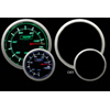 ProSport 52mm Electric Oil Pressure Gauge Green/White