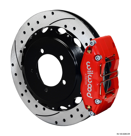 Wilwood Dynapro Radial Rear Brake Kit For OE Parking Brake - EVO 8/9