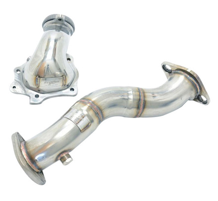 MXP Downpipe with O2 Housing - Evo X