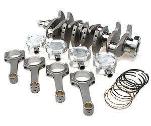 Eagle 4G63 2.0L Stock Stroke Kit Rods .020 Oversize Pistons Bearings - Evo 8/9