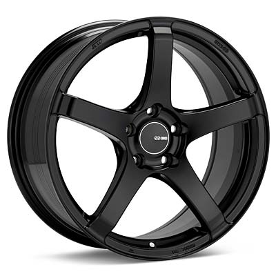 Enkei Kojin Black Painted set of 4 Wheels - Evo 8/9/X