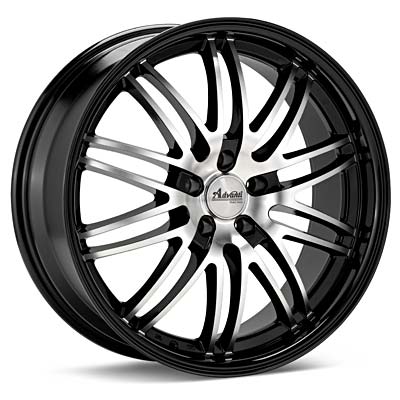 Advanti PO Prodigo Set of 4 Machined with Black Accent Wheels