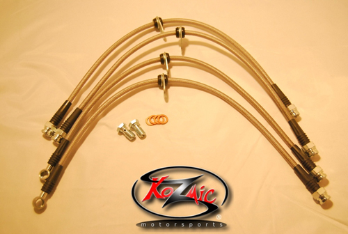 Kozmic Motorsports K27 Stainless Steel Brake Line Kit  - Evo X