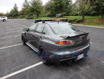 Rexpeed Type-C Fiberglass Trunk Spoiler - Evo X