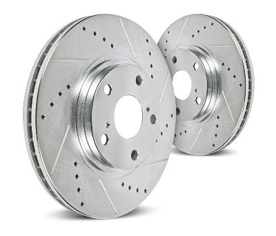 Hawk Sector 27 Front Brake Rotors - Evo 8/9