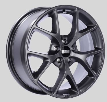 BBS SR 17x7.5 5x100 ET48 Satin Grey Wheels -70mm PFS/Clip Required