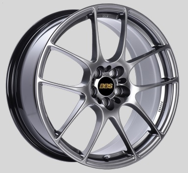 BBS RF 18x8 5x114.3 ET43 Diamond Black Wheels -82mm PFS/Clip Required