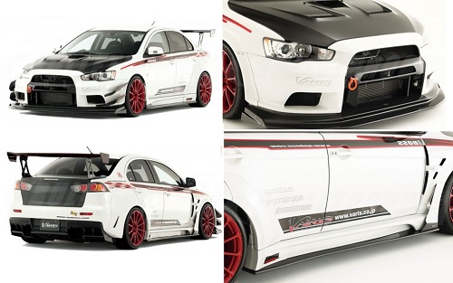 VARIS Wide Body Kit, Full Kit D for the Mitsubishi Evo X