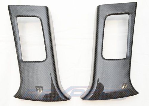 Rexpeed Carbon Fiber B-Pillar Set - EVO X