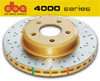 DBA EVO 4000 Rear Drilled & Slotted Brake Rotors Set - EVO 8/9